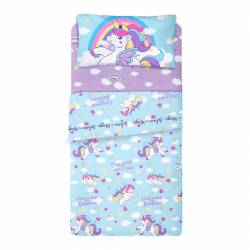Juego de Sábanas 1 1/2 Plazas Unicornio