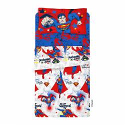 Juego de Sábanas 1 1/2 Plazas Superman