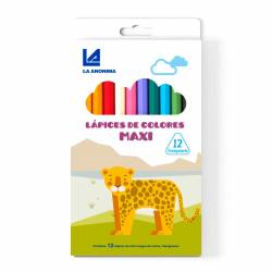 Lápices de Colores La Anónima x12