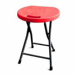 Banco de Plástico Traful Blow Molding Rojo