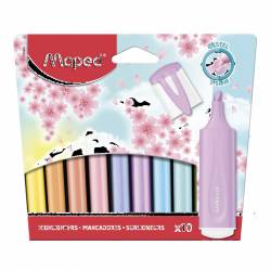 Set x10 Resaltadores Pastel Maped