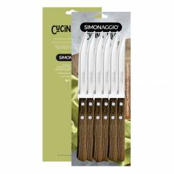 Set x6 Cuchillos Simonaggio Acero Inox