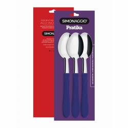 Juego de Cucharas Simonaggio 3 Piezas Acero Inox.
