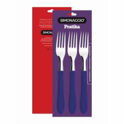 Juego de Tenedores Simonaggio 3 Piezas Acero Inox.
