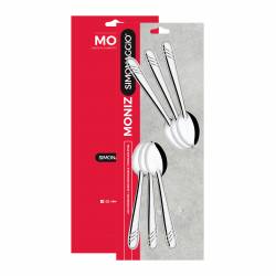Juego de Cucharas de Té Simonaggio 6 Piezas Acero Inox.