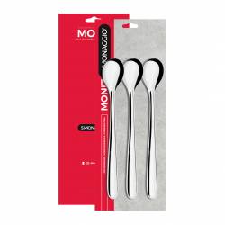 Juego de Cucharas de Jugo Simonaggio 3 Piezas Acero Inox.