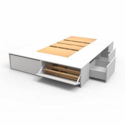 Cama Box 2 Plazas 190x160cm Centro Estant