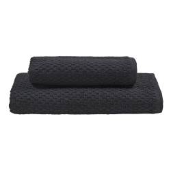 Set Toalla y Toallón Danubio Negro