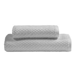 Set Toalla y Toallón Danubio Blanco