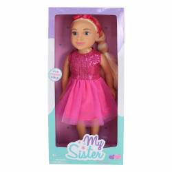 Muñeca con Vestido Fucsia 45Cm My Sister