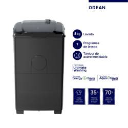 Lavarropas Drean Carga Superior 8 Kg LTDR87SG0