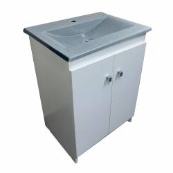 Vanitory MS Durafort 62x46cm Gris Claro y Blanco