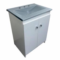 Vanitory MS Durafort 62x46cm Gris Claro y Blanco