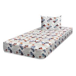 Colchón de Espuma 1 Plaza 80x190 Zafiro Superman con Almohada