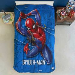 Acolchado Reversible PoliÃ©ster PiÃ±ata Spiderman 155x240