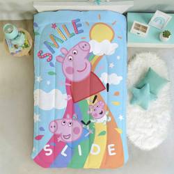 Acolchado Reversible PoliÃ©ster PiÃ±ata Peppa Pig 155x240