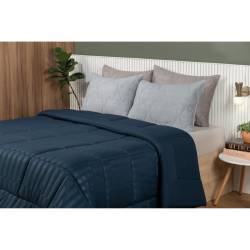 Acolchado Poliéster Altenburg 170x240 Sueño Intenso Azul