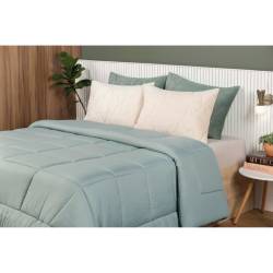 Acolchado Poliéster Altenburg 170x240 Sueño Intenso Celeste