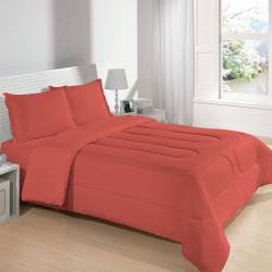 Acolchado Poliéster Altenburg 150x230 Bom Sono Naranja
