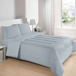 Acolchado Poliéster Altenburg 150x230 Bom Sono Celeste