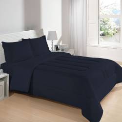 Acolchado Poliéster Altenburg 150x230 Bom Sono Azul