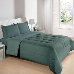 Acolchado Poliéster Altenburg 230x260 Bom Sono Verde