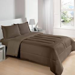 Acolchado Poliéster Altenburg 230x260 Bom Sono Marrón