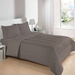 Acolchado Poliéster Altenburg 230x260 Bom Sono Vison Oscuro