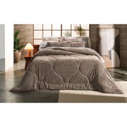 Acolchado Poliéster Altenburg 290x290 Elegance Gris