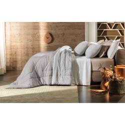 Acolchado Poliéster Altenburg 170x240 Malha Gris