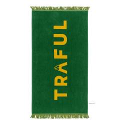 Toalla Playera Traful 75x140 cm Verde y Amarilla