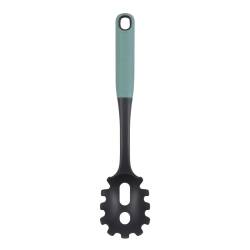 Cuchara Spaghetti de Nylon Verde y Negra 32,5Cm