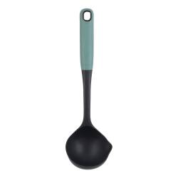 Cucharón de Nylon Verde y Negra 32,3Cm