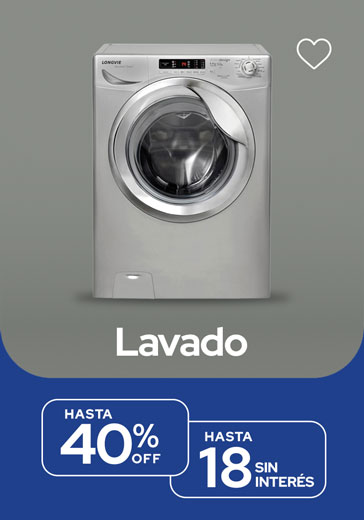 Home - Lavado (Hasta 40% y hasta 18 csi)