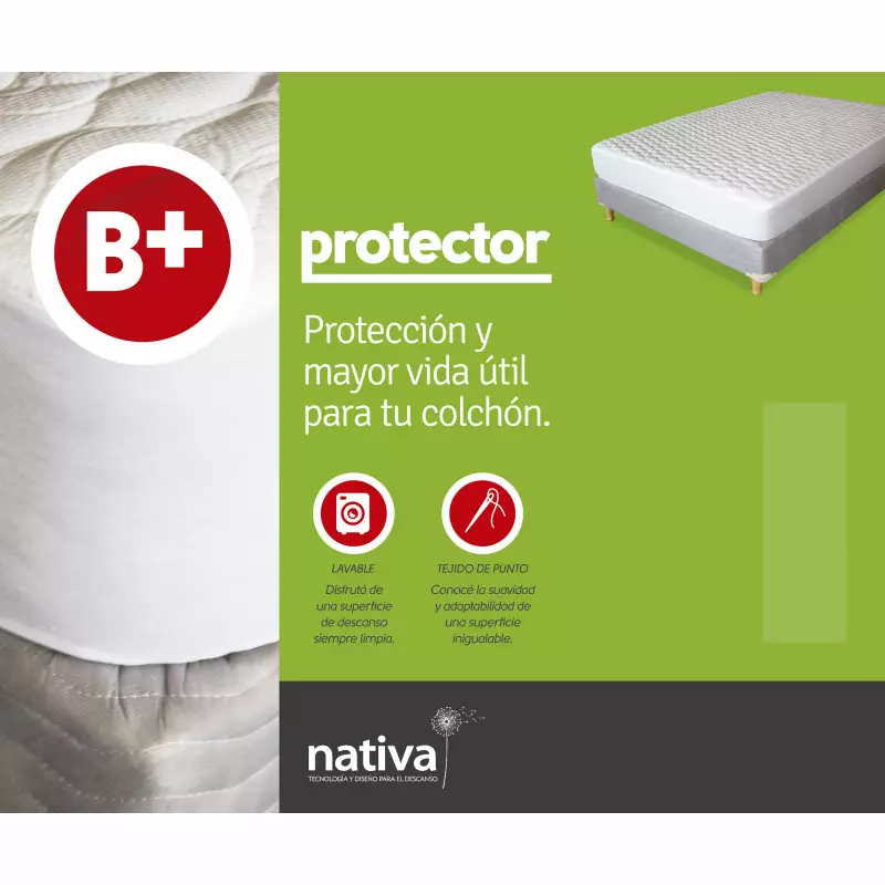 Protector Colchón Nativa C+ 200x200 - La Anónima Online