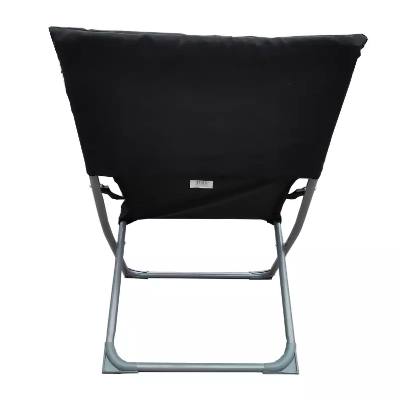  GJZM Sillas plegables al aire libre, tumbonas, silla de  descanso, playa, oficina, siesta, cama plegable, balcón, hogar, ocio,  portátil, reclinable plegable (color: negro) : Todo lo demás