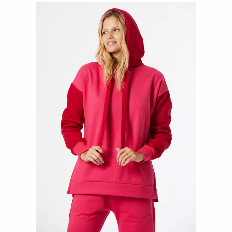 Buzo Mujer con Capucha Fuscia Talle XL La An nima Online