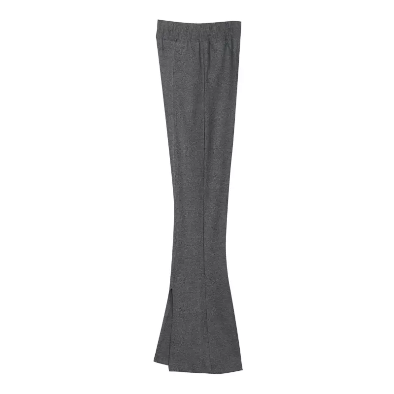 Pantalón Mujer Con Abertura Gris Talle 40 - La Anónima Online