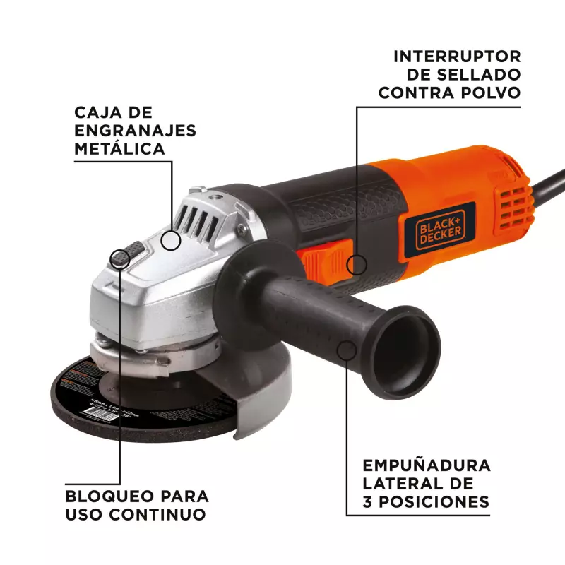 Amoladora Angular Black Decker 115mm 820 W La An nima Online