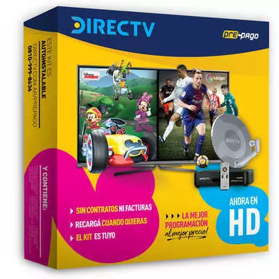 Pack Prepago Directv 0.60 HD Disponibles para las provincias