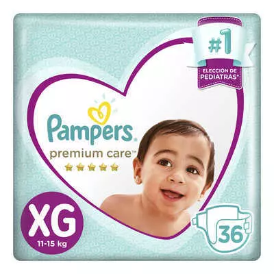 WebApp - Pañal recién Nacido Pampers Premium Care x 36 un. - Supermercado  La Anónima