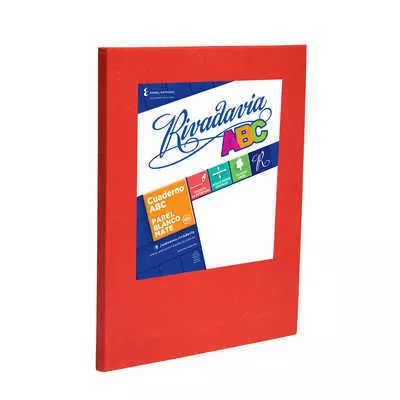 General nombre de la marca hacha Cuaderno Rivadavia Rayado 50 Hojas Rojo ABC 90 gr - La Anónima Online