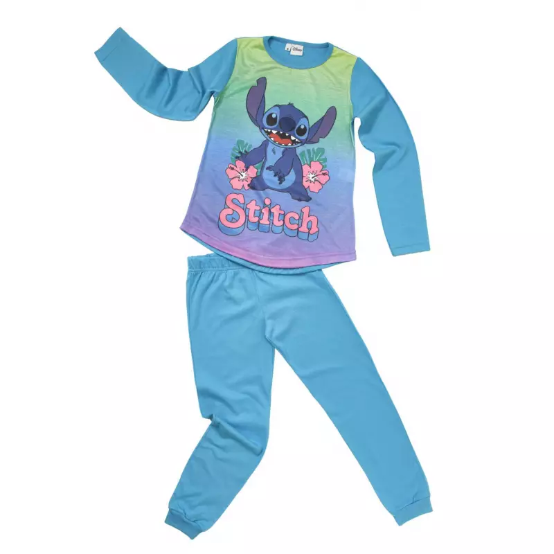 Conjunto de pijama térmico Lilo and Stitch para mujer
