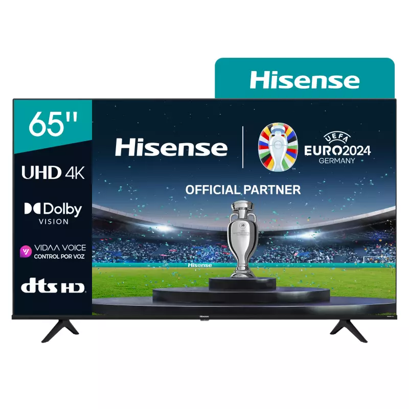 Hisense Pantalla 65'' 4K UHD Smart TV