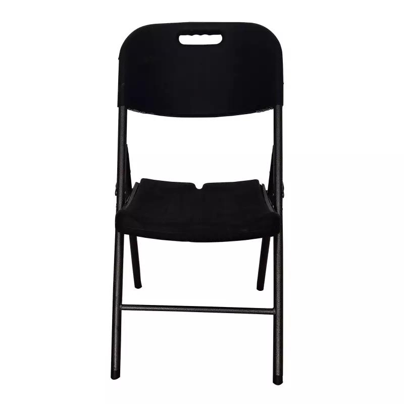 Sandinrayli LAZYMOON - Sillas plegables con cojines, sillas plegables  negras para exteriores, paquete de 6, sillas cómodas con asientos  acolchados