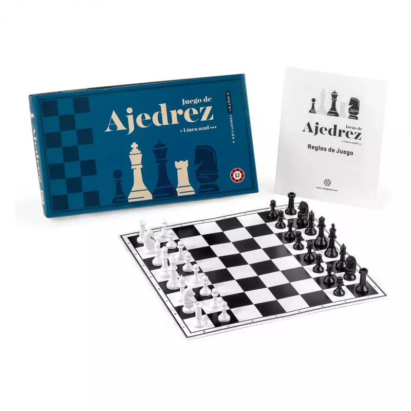 Juego De Mesa Ajedrez Ruibal Linea Azul