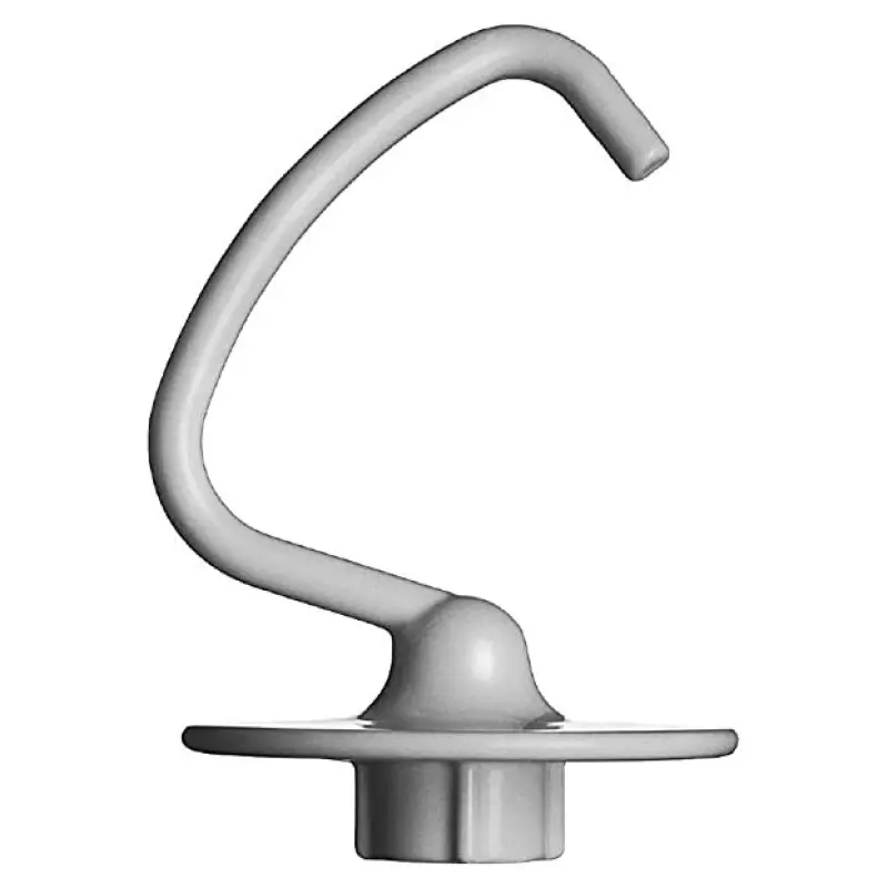 Gancho Amasador De Acero Inoxidable Para Batidora KitchenAid 4.5-5QT - Compatible Con Cabezal Inclinable