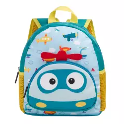 Mochila Wabro Bluey Rayas Celeste 12 - La Anónima Online